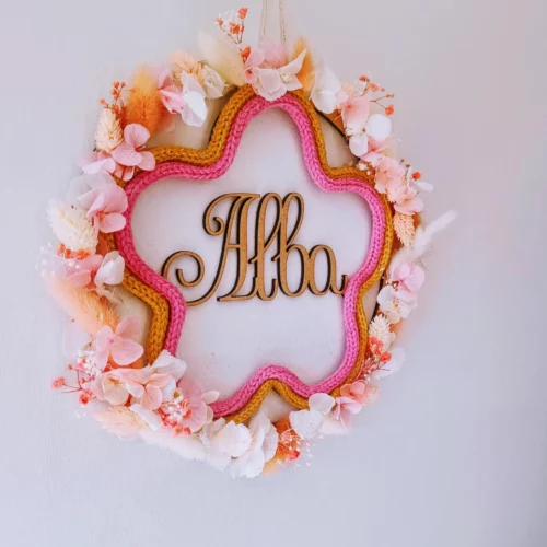 Décoration Murale Fleur Personnalisée – Chambre Enfant