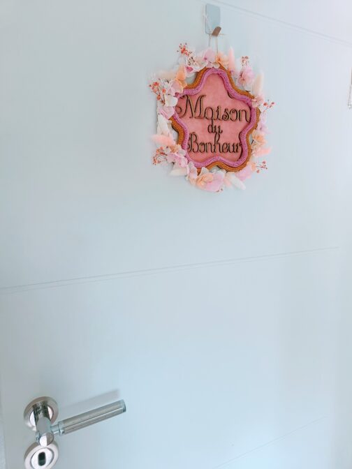 Décoration murale Maison du Bonheur Rose – Image 4