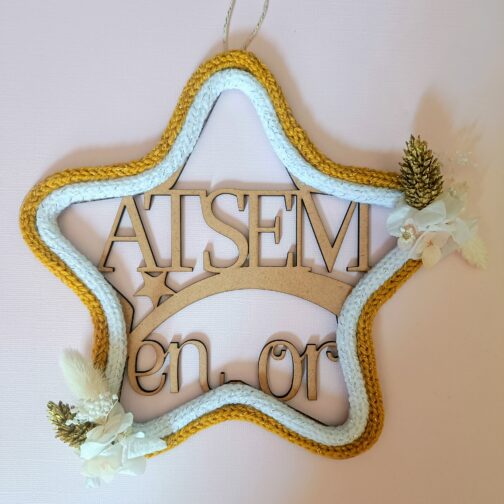 Décoration murale ATSEM Cadeau Élégant